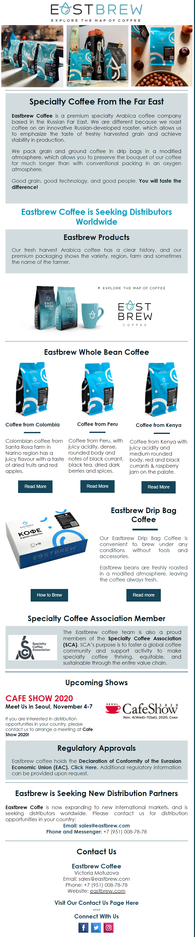 Custom eNewsletter (CEN) example 1